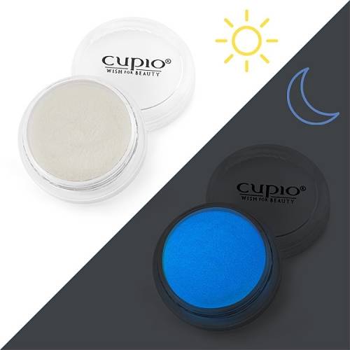 Cupio pigment night glow albastru