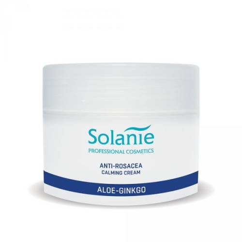 Solanie aloe ginkgo crema antirozacee cu efect calmant 100 ml