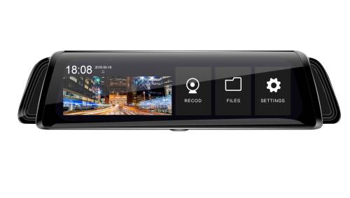 Camera video auto premium tip oglinda l660 dubla full hd ecran touchscreen 10'' 12mp unghi 170 grade