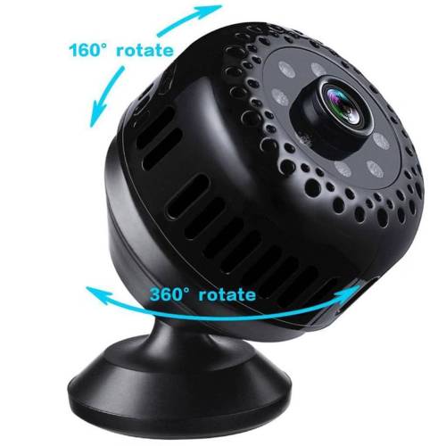 Mini camera spion iuni ip41, wireless, full hd 1080p, audio-video, night vision