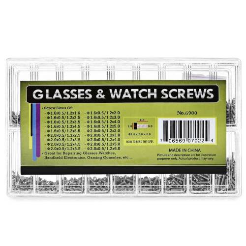Set 900 suruburi pentru reparatie ceasuri si ochelari