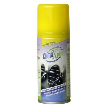 Spray auto igienizare instalatie de aer conditionat auto climaxpert aroma lamaie 100ml