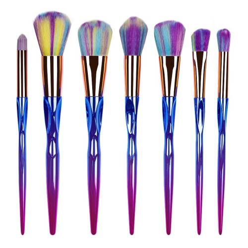Set 7 pensule machiaj mystic unicorn brushes limited edition