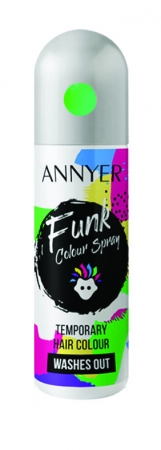 Annyer spray colorant pentru par - funk colour spray - zeleni