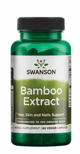 Bamboo extract 300 mg, 60 capsule - swanson