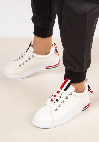 Zappatos Sneakers cu platforma olbia albi