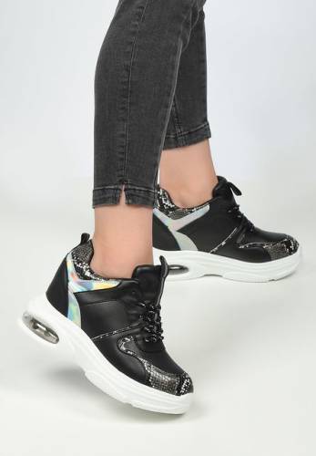 Zappatos Sneakers cu platforma ribera negri