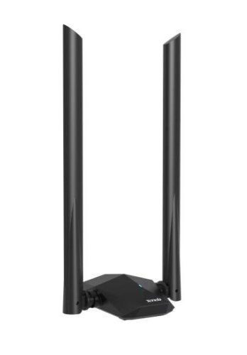 Adaptor usb wireless tenda u18a, ax1800 cu doua antene high-gain, wireless, dual-band (negru)