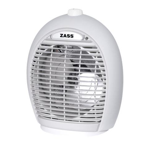 Aeroterma electrica zass zfh 09, 2000 w, termostat reglabil, functie ventilatie (alb)