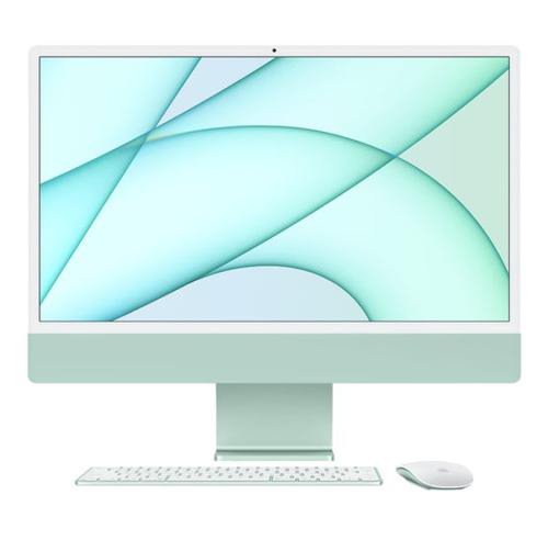 All in one pc apple imac 2021 (procesor apple m1 (12mb cache, 3.20ghz), 24inch, 4.5k, 8gb, ssd 256 gb, 7-core gpu, layout int, verde)