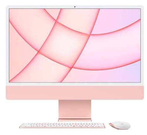All in one pc apple imac 2021 (procesor apple m1 (12mb cache, 3.20ghz), 24inch, 4.5k, 8gb, ssd 256 gb, 8-core gpu, layout int, roz)