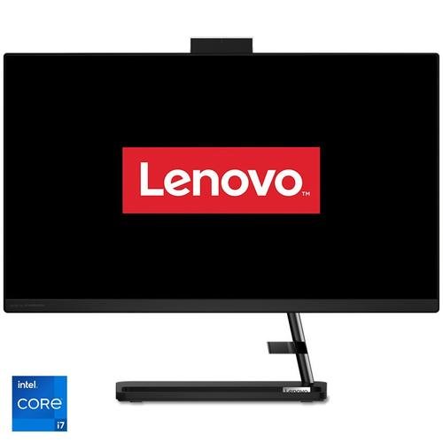 All in one pc lenovo ideacentre aio 3 27iap7, procesor intel® core™ i7-1260p, 3.4ghz up to 4.7ghz, 27inch, full hd, ips, 16gb ddr4, 512gb ssd m.2 2280 pcie® 4.0x4 nvme®, intel® iris® xe graphics, no os (negru)
