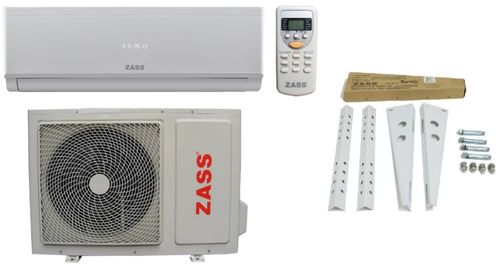 Aparat de aer conditionat zass zac 09/iln inverter, 9000 btu, functie ionizare, auto-curatare, cu consola (alb)