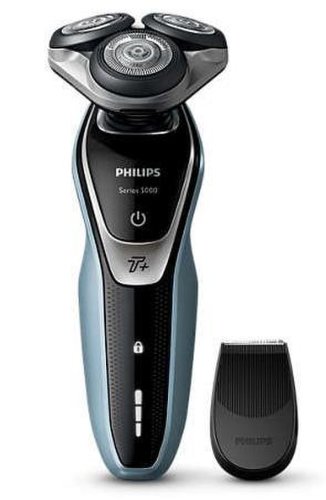 Aparat de ras Philips series 5000 s5530/06, wet&dry (albastru-negru)