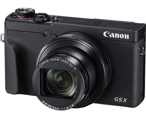 Aparat foto digital canon powershot g5x mark ii, filmare uhd 4k, 20.1 mp, zoom optic 5x + kit baterie (negru)
