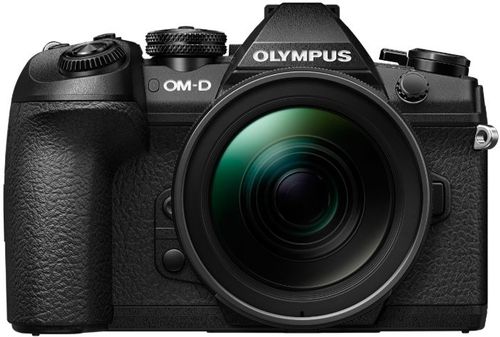 Aparat foto mirrorless olympus e-m1 mark ii body, 20.4 mp, filmare 4k, wi-fi + obiectiv ez-m12-100 pro (negru)