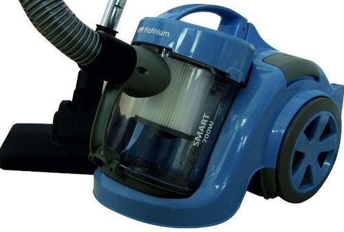 Aspirator fara sac platinium smart vc-y700bl1, filtru hepa lavabil, 1.5 l, 700 w (albastru)