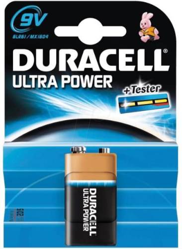 Baterie duracell ultra power, 9v