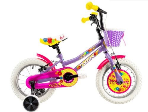 Bicicleta copii dhs 14004, roti 14inch, cadru 180mm (violet) 