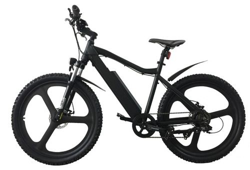 Bicicleta electrica oem sd4, viteza maxima 25 km/h, autonomie 50 - 60 km, far led (negru)