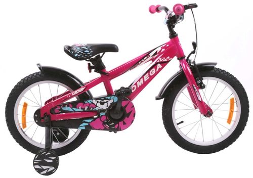 Bicicleta omega gerald, roti 16inch, model 2018 (roz)