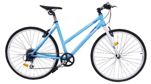 Bicicleta oras dhs contura 2896 l, cadru 495mm, roti 28inch (albastru)