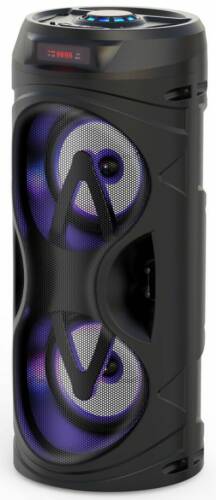 Boxa portabila activa akai abts-530bt, 5 w, bluetooth, usb, micro sd card slot, intrare microfon, lumini difuzor (negru)