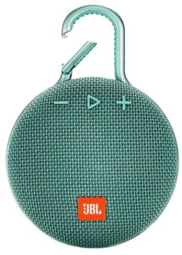 Boxa portabila jbl clip 3, bluetooth, waterproof (turcoaz)