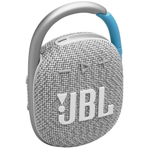 Boxa portabila jbl clip 4 eco, bluetooth, ip67, 10h, gri/alb