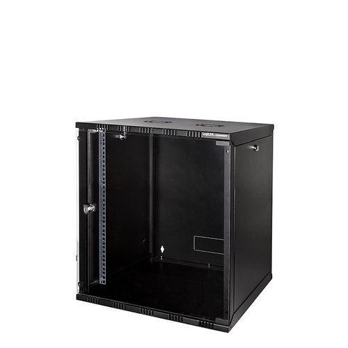 Cabinet metalic 19 inch logilink 12u w12a40b, otel 1.5mm, sarcina maxima 50kg, negru