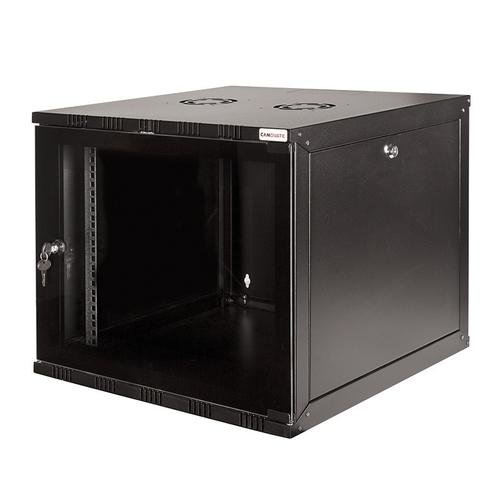 Cabinet metalic 19 inch logilink 9u w09a40b, otel 1.5mm, sarcina maxima 50kg, negru