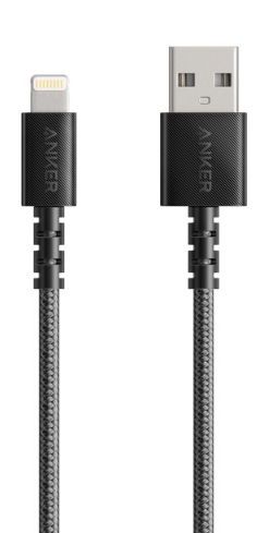 Cablu de date anker powerline select+ a8012h11, lightning, 0.91 m, mfi (negru)