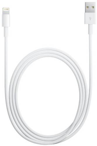 Cablu de date apple md818zm pentru apple, 1m, lightning, bulk (alb)