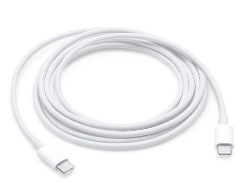 Cablu de date apple mll82zm/a, usb type-c - usb type-c, 2m, blister (alb)