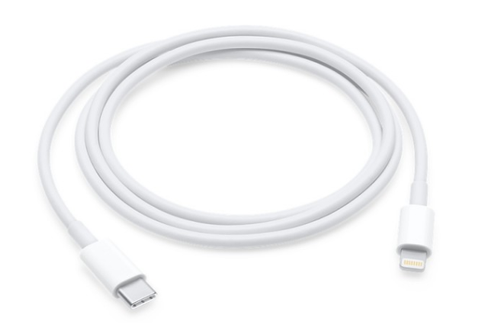Cablu de date apple mqgj2zm/a, lightning - type-c, 1 m (alb)