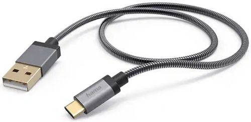 Cablu de date hama 173636, usb type-c, 1.5m (gri)