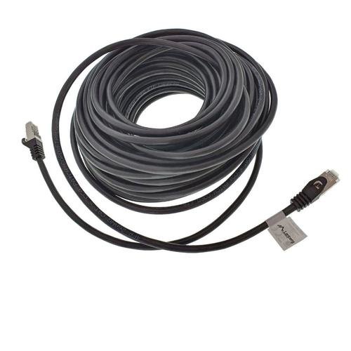 Cablu ecranat ftp lanberg 41998, cat 5e, lungime 15m, awg 26, 100 mhz, mufat 2 x rj45, ethernet, negru