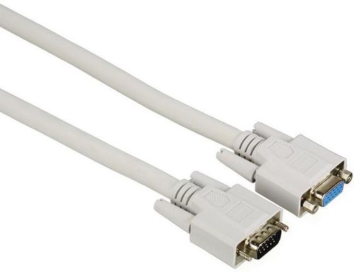 Cablu extensie vga hama 20184, 1.8 m (alb)