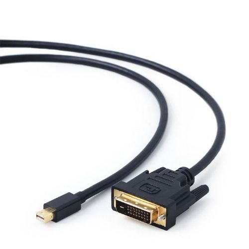 Cablu Gembird cc-mdpm-dvim-6, mini-displayport - dvi-d dl, 1.8m, 4k uhd/30hz (negru)