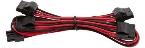 Corsair Cablu molex 4 pin premium generatia 3 (negru/rosu)