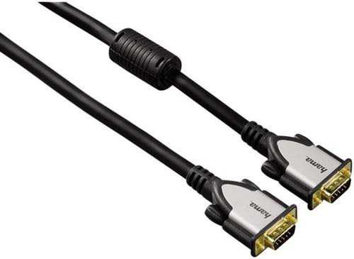 Cablu monitor hama 54530, vga - vga, 3 m (negru)