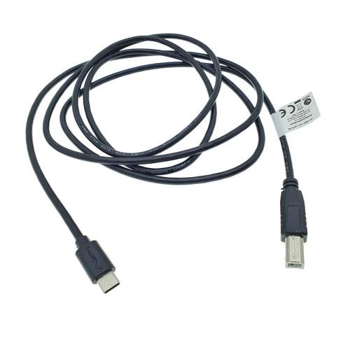 Cablu usb tip c imprimanta usb 2.0, 1.8 m, lanberg 42977, usb b la usb-c, negru