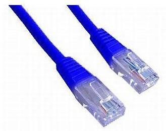 Cablu utp gembird pp12-0.25m/b, patchcord, cat5e, 0.25m (albastru)