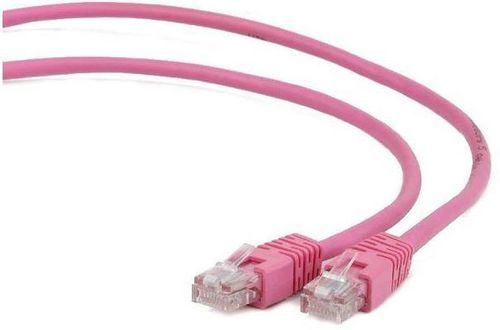 Cablu utp gembird pp12-0.25m/ro, patchcord, cat5e, 0.25m (roz)