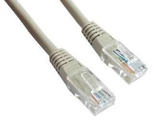 Cablu utp gembird pp12-50m, patchcord, cat.5e, 50m (gri)