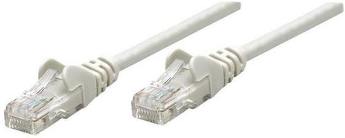Cablu utp intellinet 340373, patch cord, cat.6, 1m (gri)