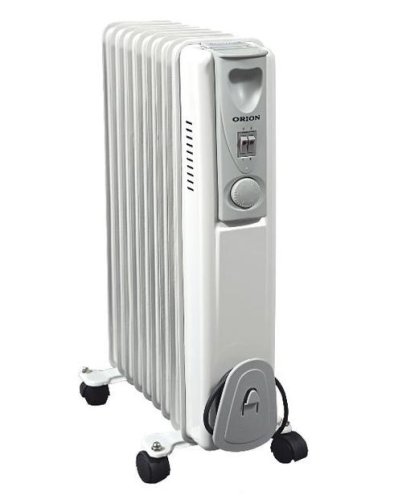 Calorifer electric cu ulei orion oor-11, 2500 w, 11 elementi, 3 nivele de putere, termostat ajustabil (alb)