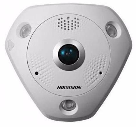 Camera supraveghere video hikvision ip mini fisheye ds-2cd63c2f-ivs2mm, 1/1.7inch cmos, 2mm, 15m ir, poe, ip66