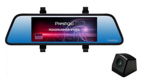 Camera video auto prestigio roadrunner 410dl, full hd, camera duala, 6.86inch lcd, cmos, 12 mp, unghi de viziualizare de 100° (negru)
