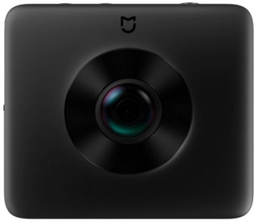 Camera video de actiune xiaomi mi sphere 360°, senzor sony imx 206, 3.5k, wi-fi, bluetooth, rezistenta la apa si praf (negru)